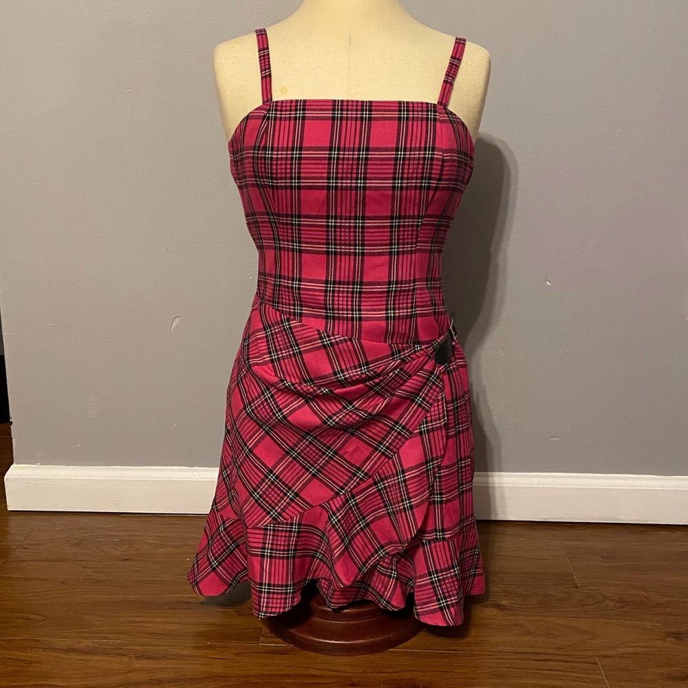 Plaid Mini Dress